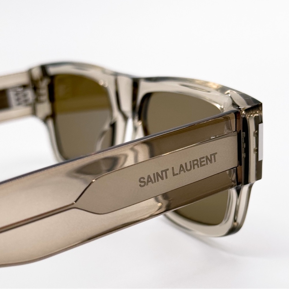 NEW SAINT LAURENT SL659 004 BEIGE BROWN UNISEX SUNGLASSES SAINT LAURENT SL 659 - Picture 7 of 10